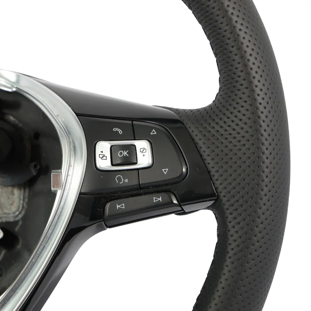 VW Volkswagen Polo Mk5 6R 6C Lenkrad NEU Schwarz Leder - SKU 6C0419091F-1 - Teilenummer 6C0419091F