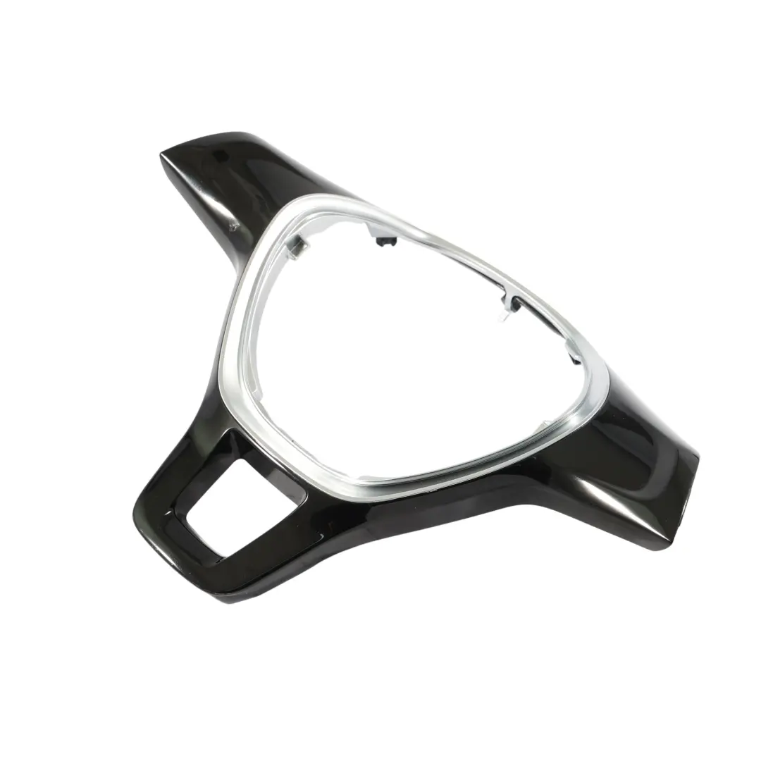 Volkswagen Polo Mk5 6R 6C Steering Wheel Frame Trim Cover Black 6C0419685 - SKU 6C0419685B - Part number 6C0419685B