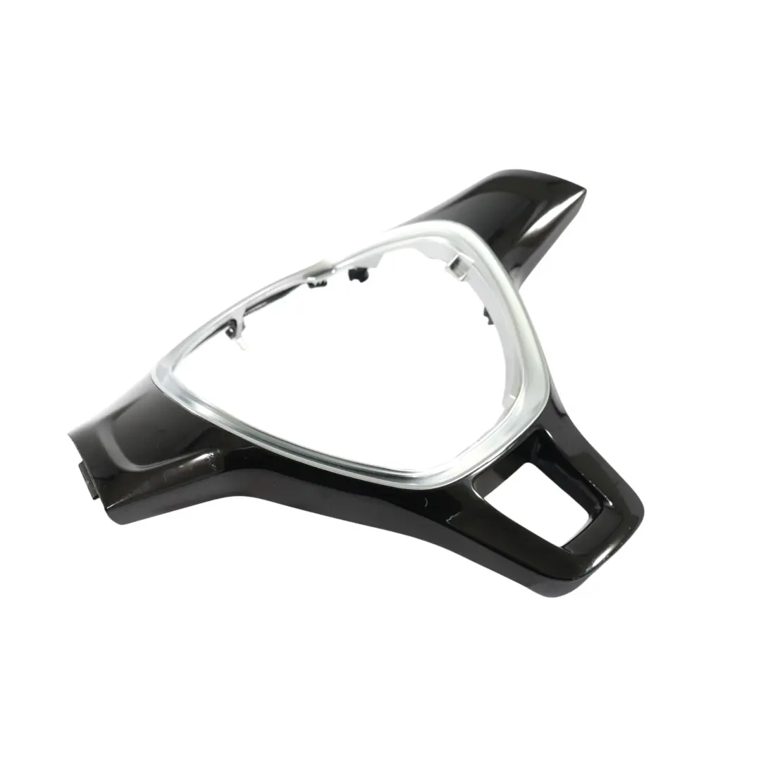 Volkswagen Polo Mk5 6R 6C Steering Wheel Frame Trim Cover Black 6C0419685 - SKU 6C0419685B - Part number 6C0419685B