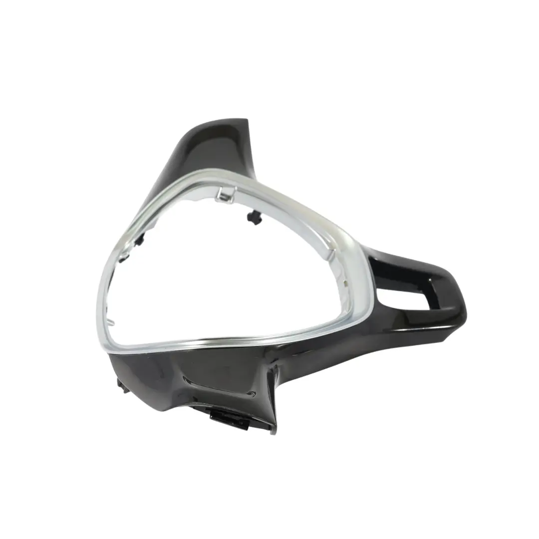 Volkswagen Polo Mk5 6R 6C Steering Wheel Frame Trim Cover Black 6C0419685 - SKU 6C0419685B - Part number 6C0419685B