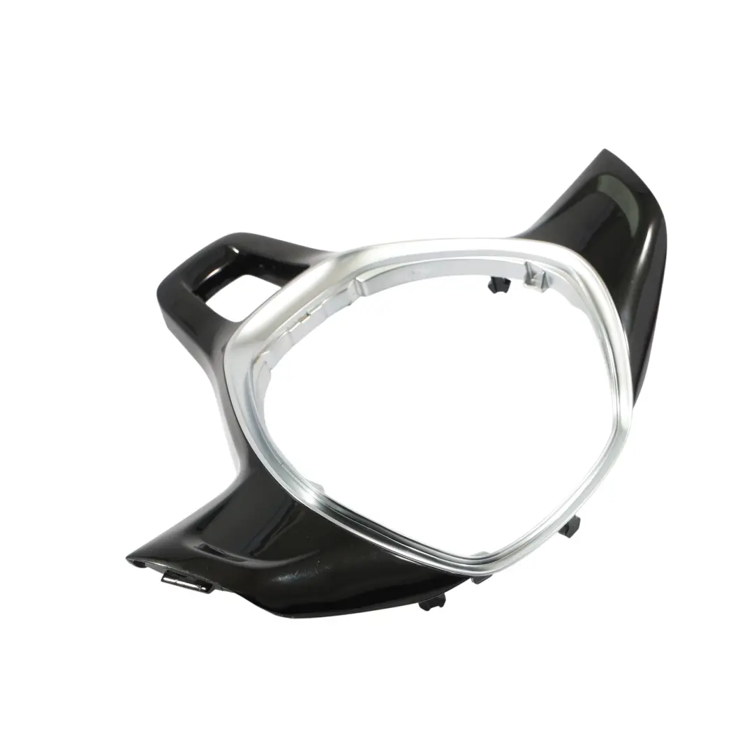 Volkswagen Polo Mk5 6R 6C Steering Wheel Frame Trim Cover Black 6C0419685 - SKU 6C0419685B - Part number 6C0419685B