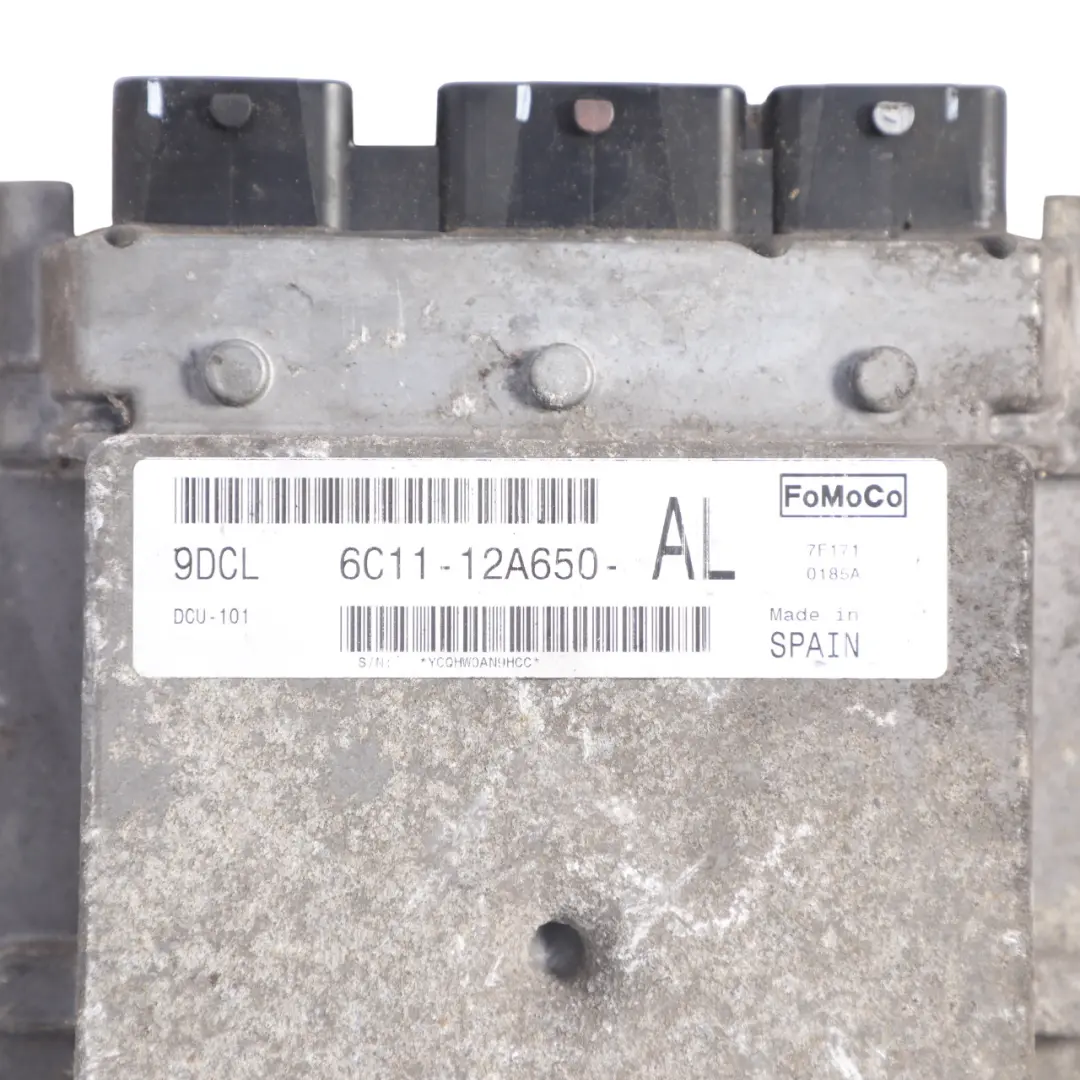Ford Transit MK7 2.2 TDCI 86 HP Diesel ECU Control Motor Manual - SKU 6C11-12A650-AL-1 - Número de pieza 6C11-12A650-AL