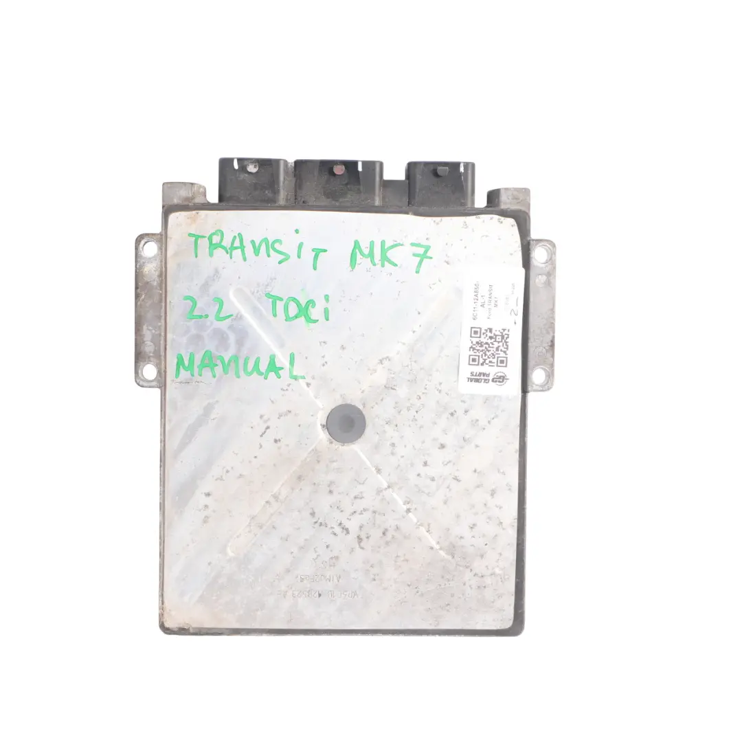 Ford Transit MK7 2.2 TDCI 86 HP Diesel Engine Control ECU Manual - SKU 6C11-12A650-AL-1 - Part number 6C11-12A650-AL