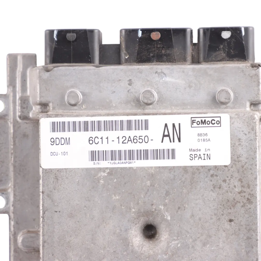 Ford Transit MK7 2.2 TDCI 85HP Diesel Engine Control ECU 6C1112A650AN Manual - SKU 6C11-12A650-AN-1 - Part number 6C11-12A650-AN-1