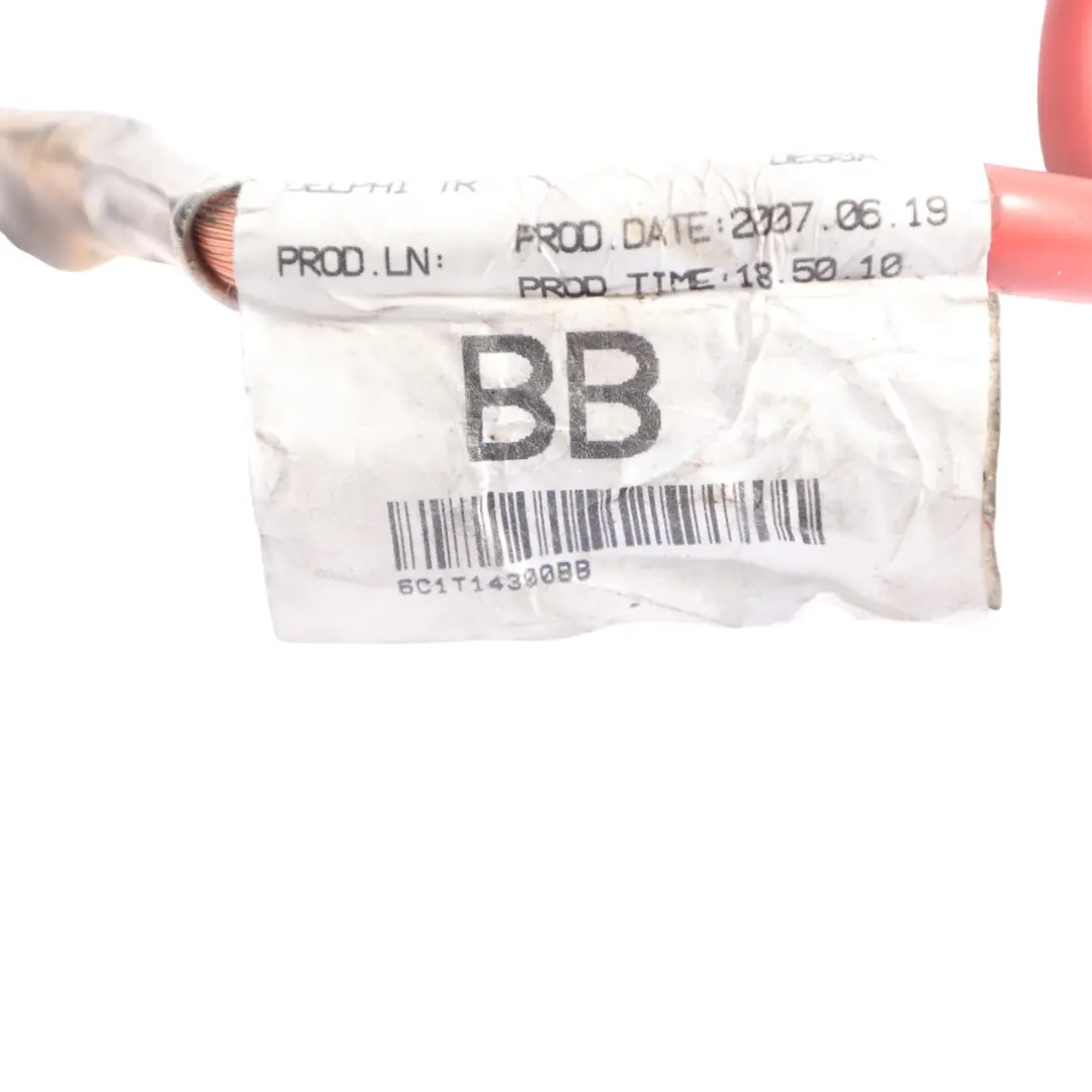 Positive Lead Cable Harness Wire 6C1T14300BB to Ford Transit Mk7 Battery with Part number 6C1T-14300-BB Ford Transit Mk7 Battery Positive Lead Cable Harness Wire 6C1T14300BB - SKU 6C1T-14300-BB - Part number 6C1T-14300-BB