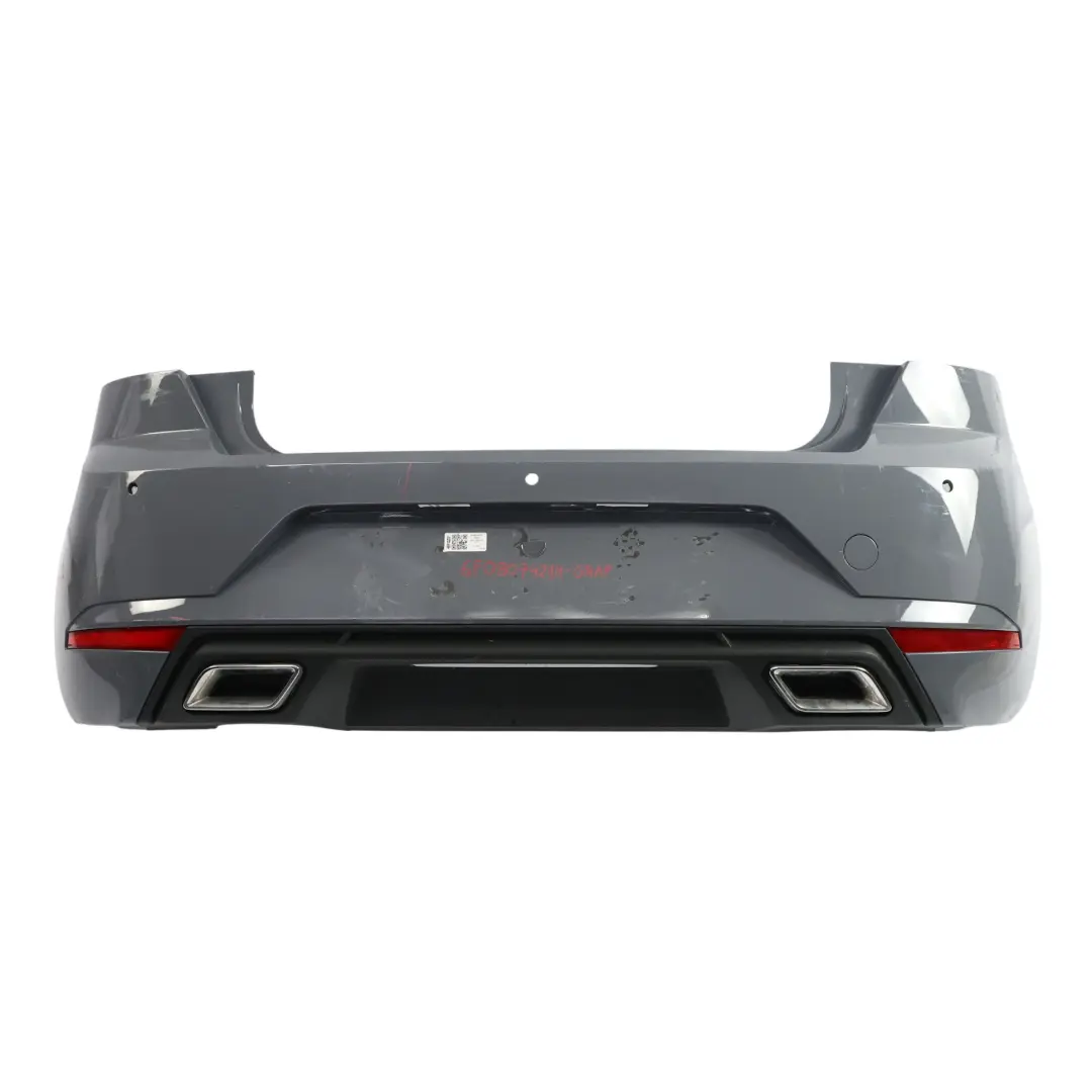 Seat Ibiza Mk5 Rear Bumper Panel Cover Trim Graphene Grey - S7G - SKU 6F0807421H-GRAP - Part number 6F0807421H