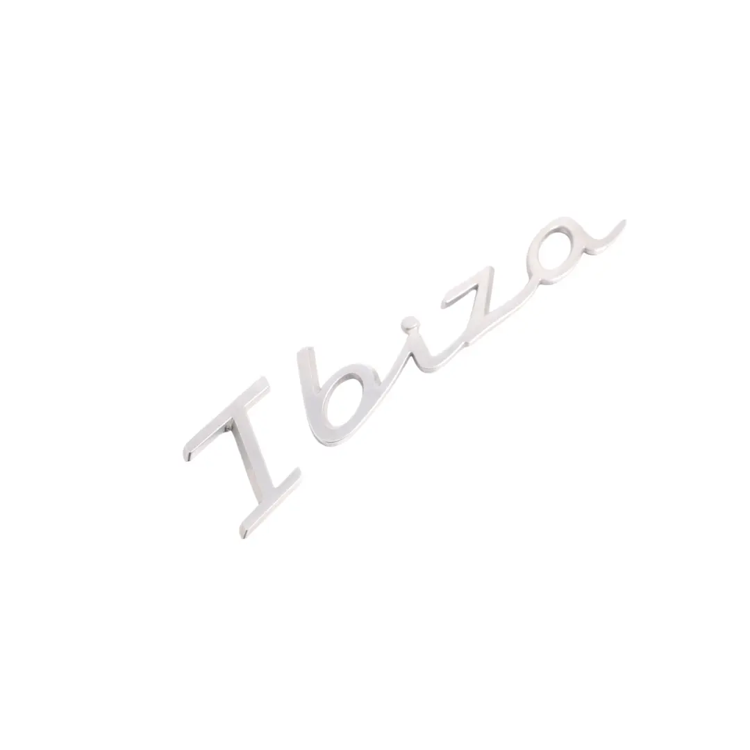 Trunk Boot Lid Tailgate Lettering Badge Label Chrome to Seat Ibiza Rear with Part number 6F0853687 Seat Ibiza Rear Trunk Boot Lid Tailgate Lettering Badge Label Chrome - SKU 6F0853687 - Part number 6F0853687