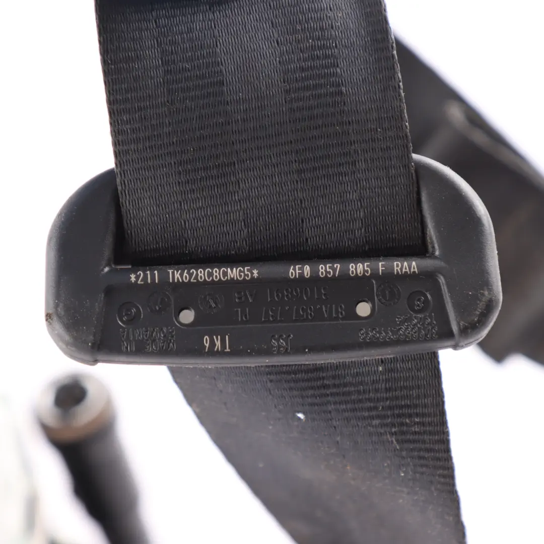 Mk5 6F Rear Seat Bench Seatbelt Left Right N/O/S to Seat Ibiza with Part number 6F0857805F Seat Ibiza Mk5 6F Rear Seat Bench Seatbelt Left Right N/O/S - SKU 6F0857805F - Part number 6F0857805F