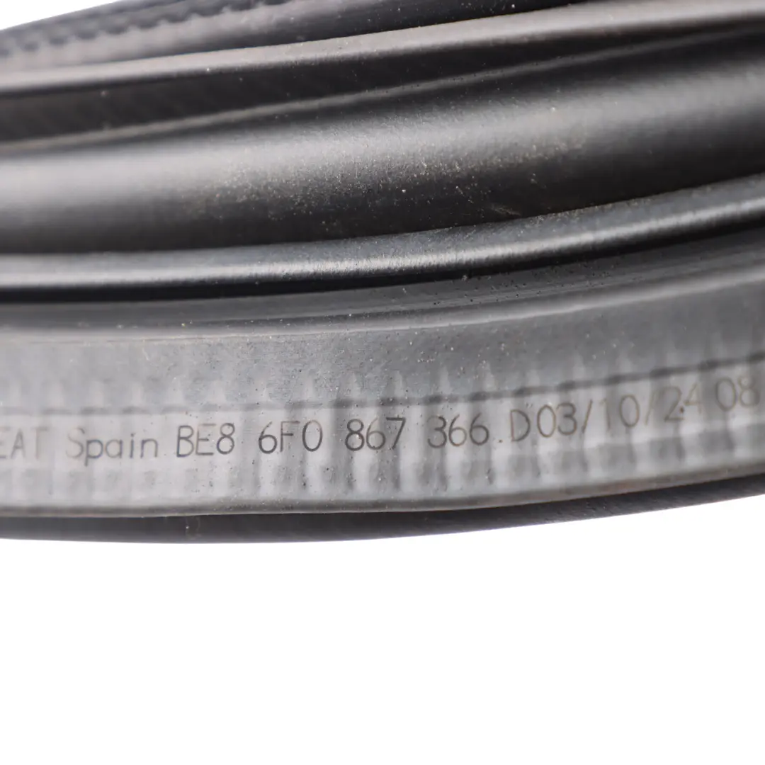 Seat Ibiza Mk5 Front Door Edge Rubber Seal Gasket Right O/S - SKU 6F0867366E - Part number 6F0867366E