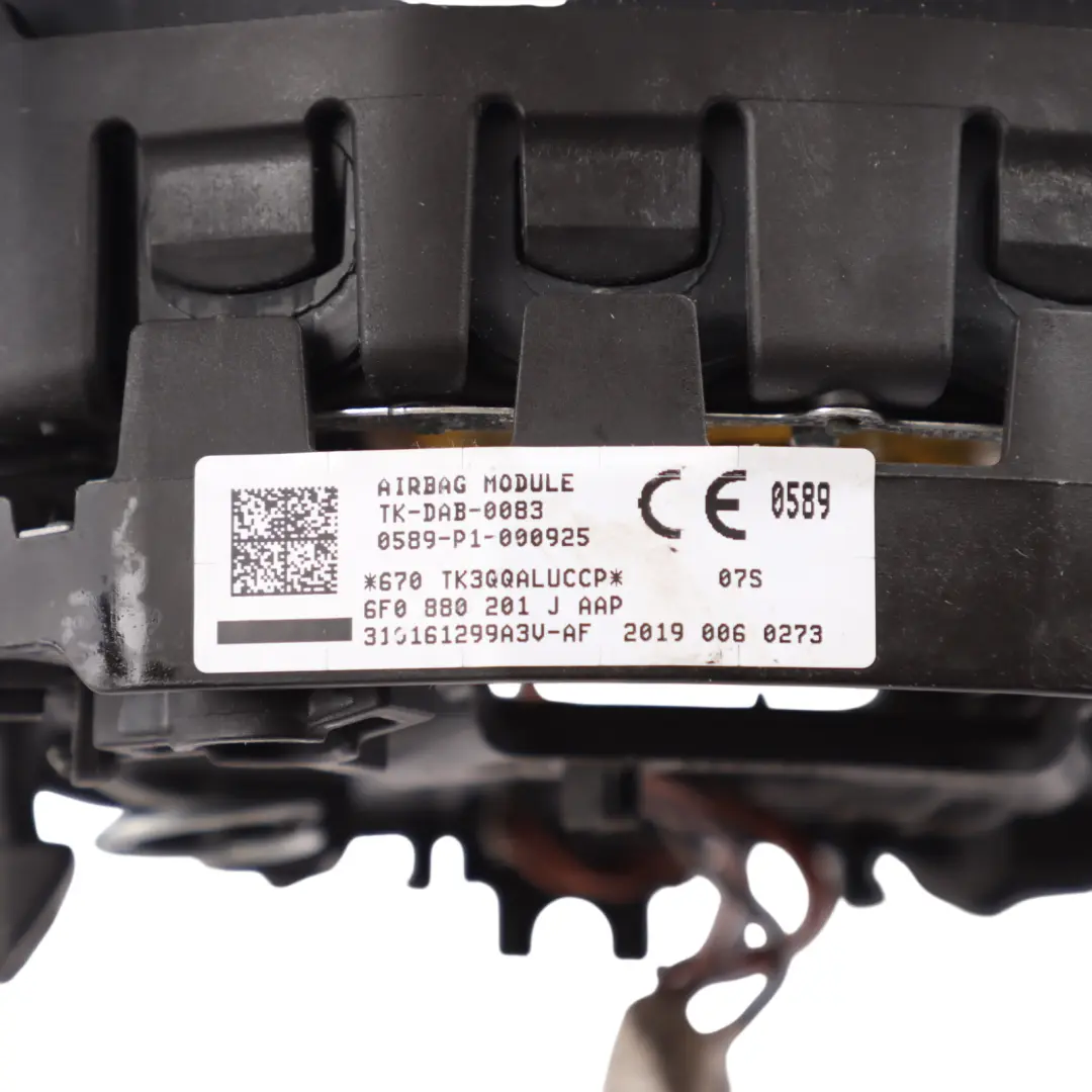 Mk3 Steering Wheel Driver's Side Air Module Unit to Seat Leon with Part number 6F0880201J Seat Leon Mk3 Steering Wheel Driver's Side Air Module Unit - SKU 6F0880201J - Part number 6F0880201J