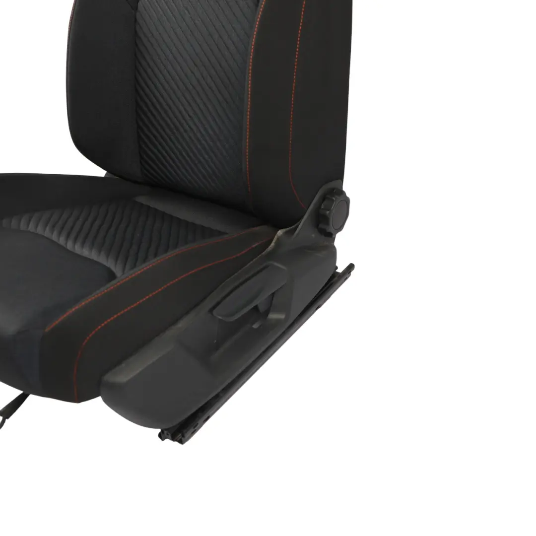 Seat Ibiza V Mk5 FR Front Seat Cloth Interior Blue Black Red Left N/S - SKU 6F0881805AT - Part number 6F0881805AT