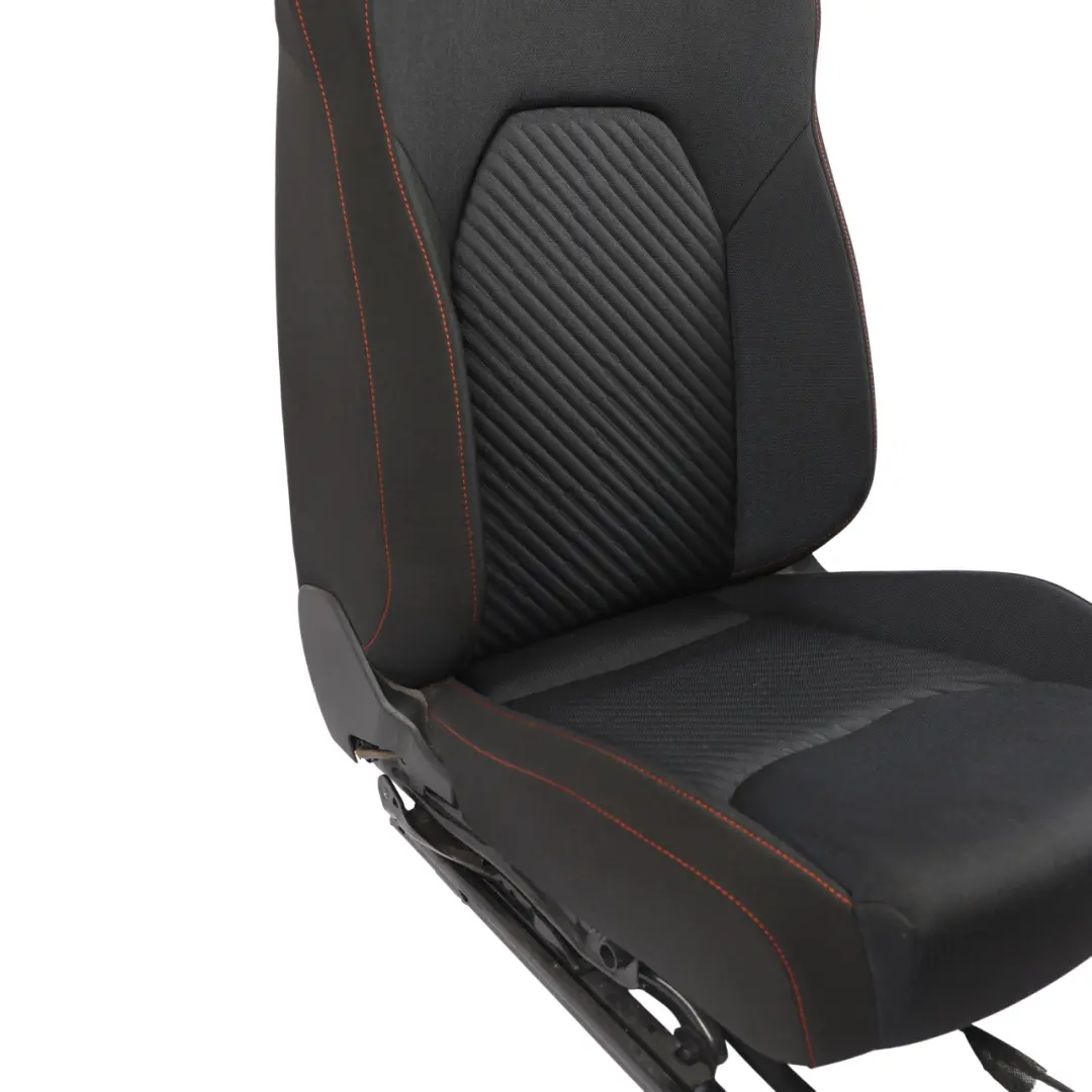 Mk5 FR Front Seat Cloth Interior Blue Black Red Left N/S to Seat Ibiza V with Part number 6F0881805AT Seat Ibiza V Mk5 FR Front Seat Cloth Interior Blue Black Red Left N/S - SKU 6F0881805AT - Part number 6F0881805AT