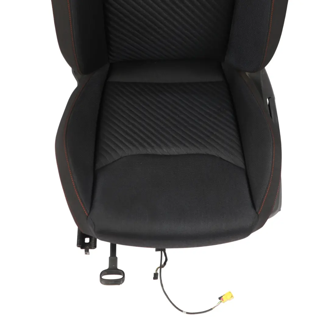 Seat Ibiza V Mk5 FR Front Seat Cloth Interior Blue Black Red Left N/S - SKU 6F0881805AT - Part number 6F0881805AT