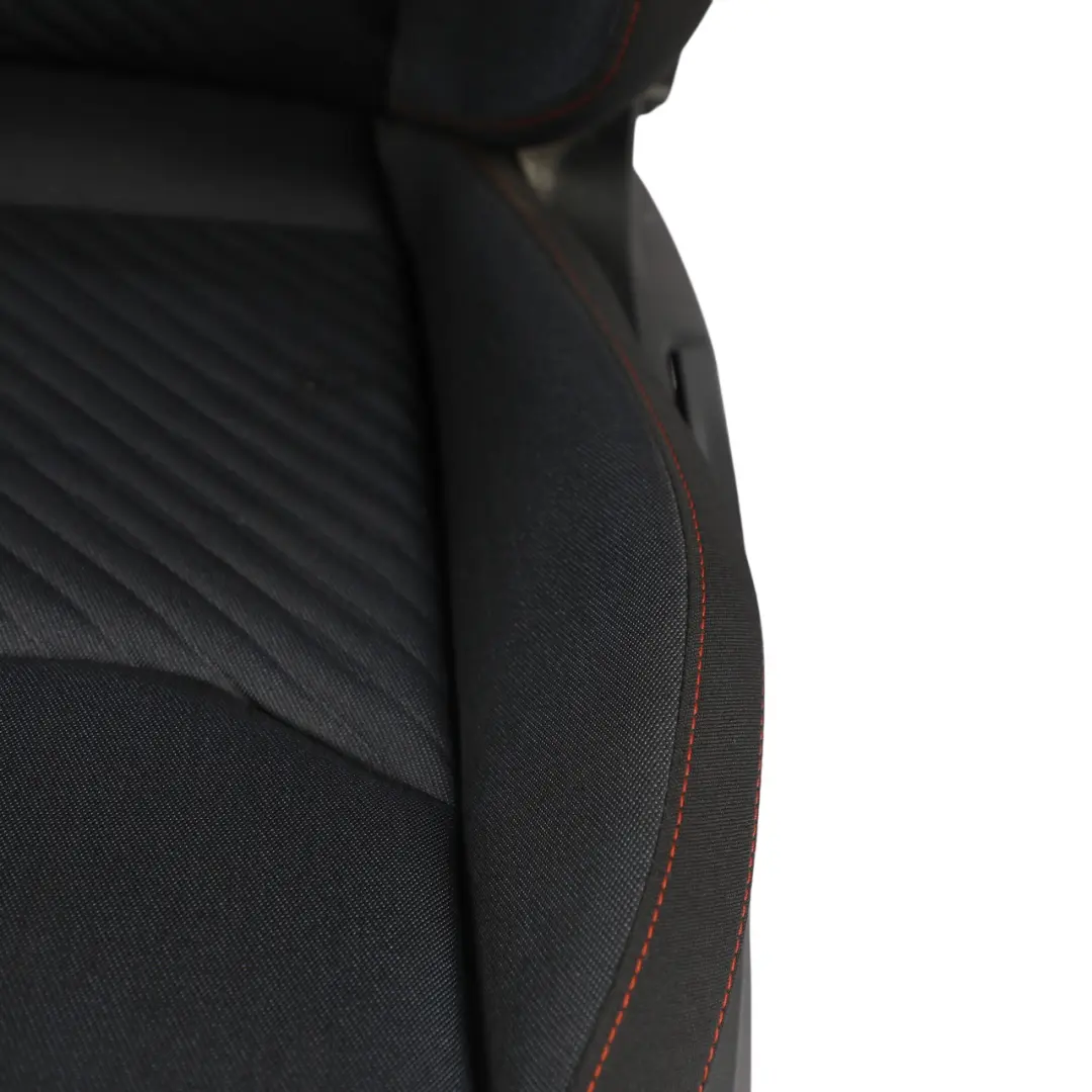 Seat Ibiza V Mk5 FR Front Seat Cloth Interior Blue Black Red Left N/S - SKU 6F0881805AT - Part number 6F0881805AT