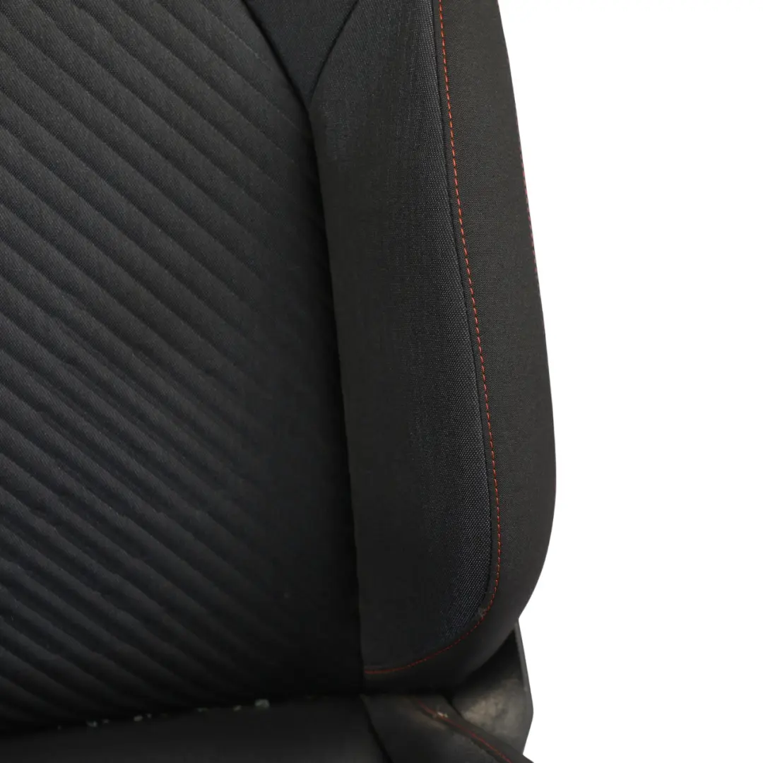 Seat Ibiza V Mk5 FR Front Seat Cloth Interior Blue Black Red Right O/S - SKU 6F0881806AD - Part number 6F0881806AD