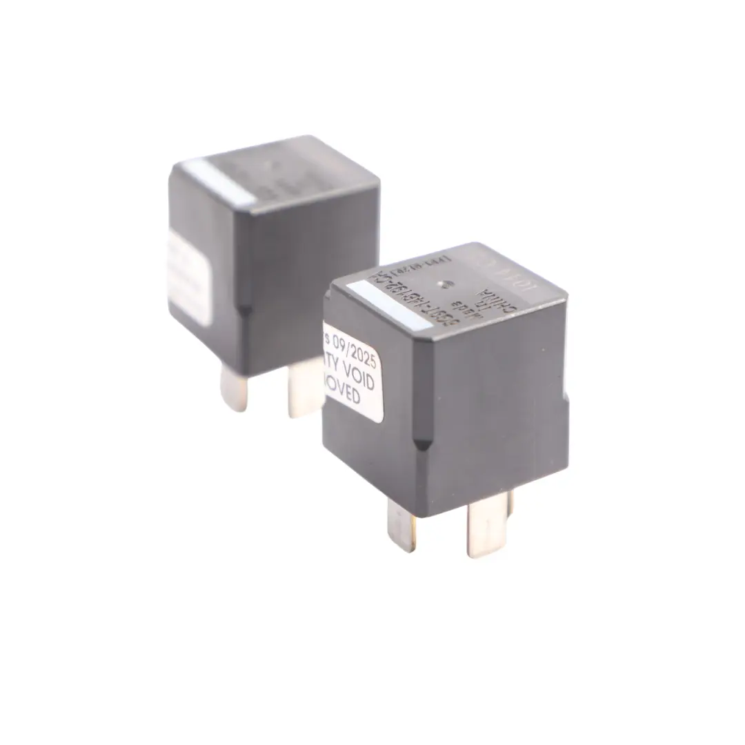 Ford Fiesta Transit Mk7 Relay 4-Pin Black FoMoCo Unit SET X2 6G9T-14B192-CA - SKU 6G9T-14B192-CA-1 - Part number 6G9T-14B192-CA-1