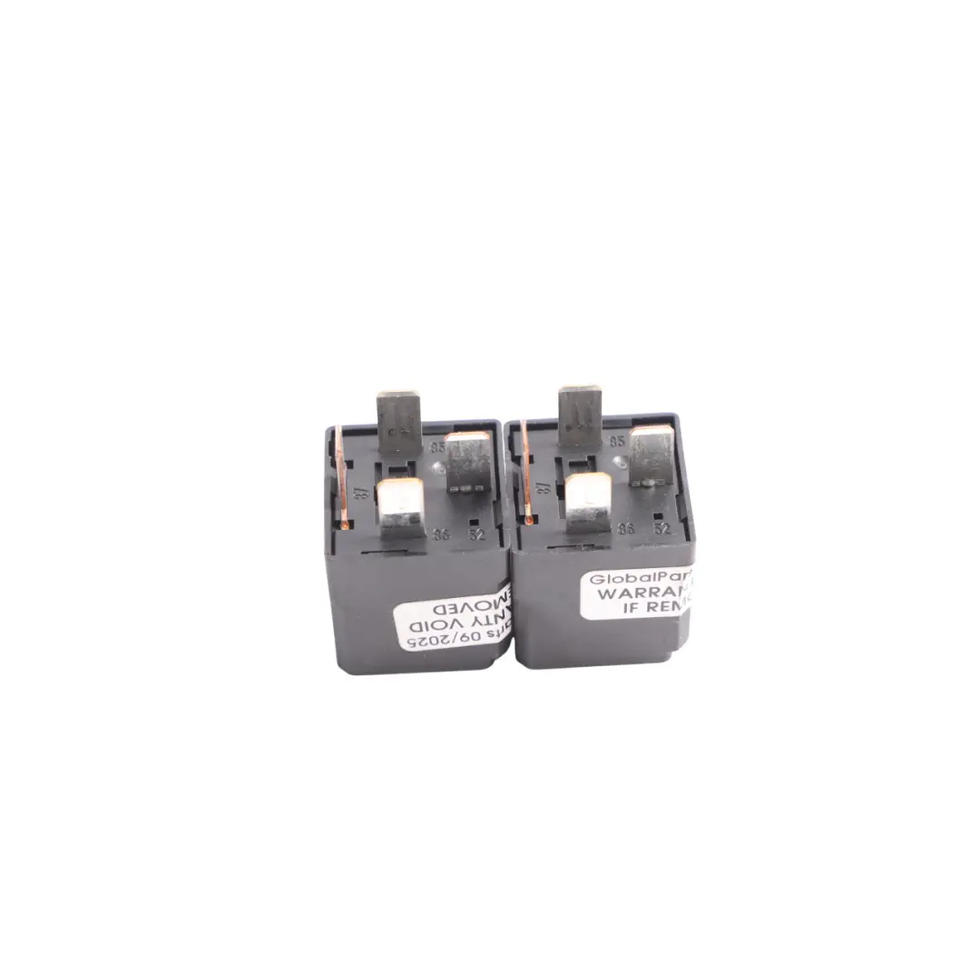 Ford Fiesta Transit Mk7 Relay 4-Pin Black FoMoCo Unit SET X2 6G9T-14B192-CA - SKU 6G9T-14B192-CA-1 - Part number 6G9T-14B192-CA-1