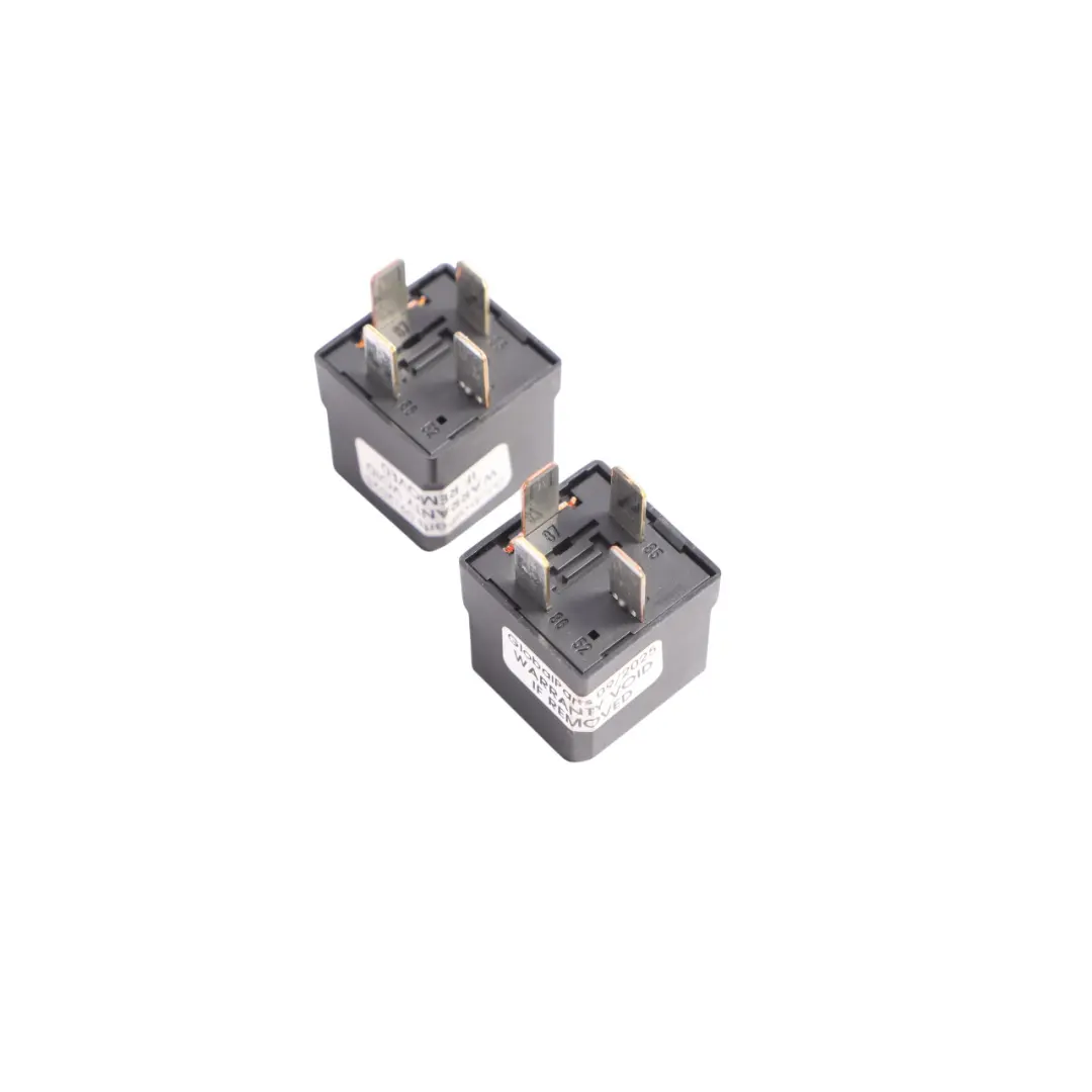 Ford Fiesta Transit Mk7 Relay 4-Pin Black FoMoCo Unit SET X2 6G9T-14B192-CA - SKU 6G9T-14B192-CA-1 - Part number 6G9T-14B192-CA-1