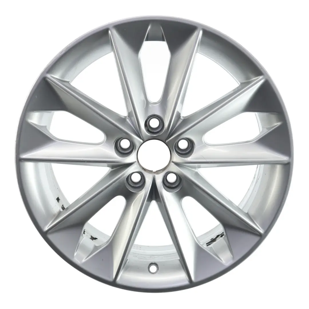 Seat Ibiza Mk4 6J Wheel Alloy 16" 10 Spoke 7J ET:43 Diamond Silver - SKU 6J0601025N-2 - Part number 6J0601025N