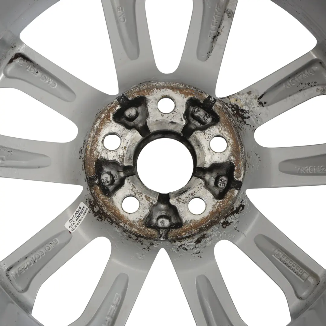 Seat Ibiza Mk4 6J Wheel Alloy 16" 10 Spoke 7J ET:43 Diamond Silver - SKU 6J0601025N-2 - Part number 6J0601025N