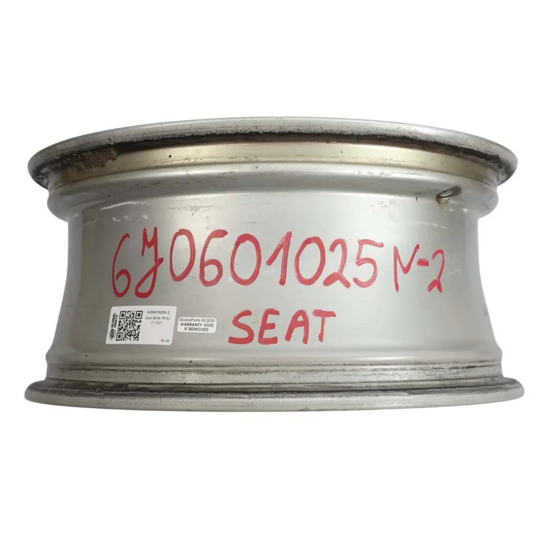 Seat Ibiza Mk4 6J Wheel Alloy 16" 10 Spoke 7J ET:43 Diamond Silver - SKU 6J0601025N-2 - Part number 6J0601025N