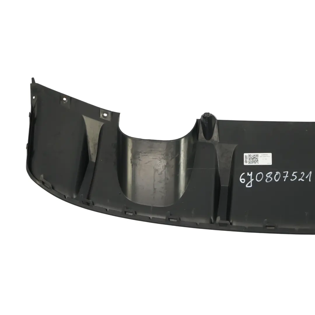 6J Rear Bumper Lower Spoiler Diffuser Trim Panel Black to Seat Ibiza FR with Part number 6J0807521 Seat Ibiza FR 6J Rear Bumper Lower Spoiler Diffuser Trim Panel Black - SKU 6J0807521 - Part number 6J0807521