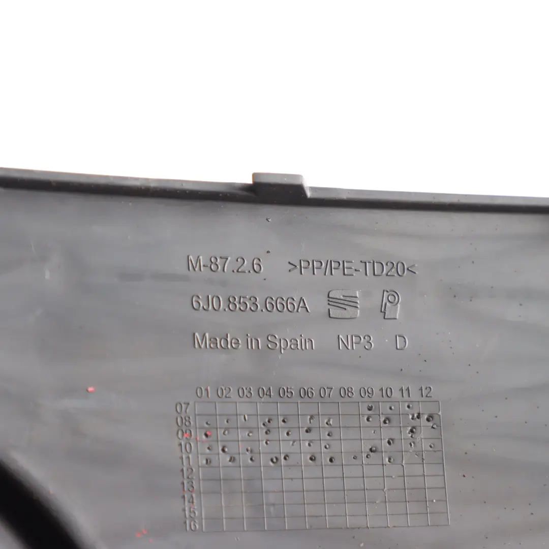 6J Kratka Zderzaka Halogenu Przednia Prawa do Seat Ibiza o numerze 6J0853666A Seat Ibiza 6J Kratka Zderzaka Halogenu Przednia Prawa - SKU 6J0853666A - Numer Części 6J0853666A