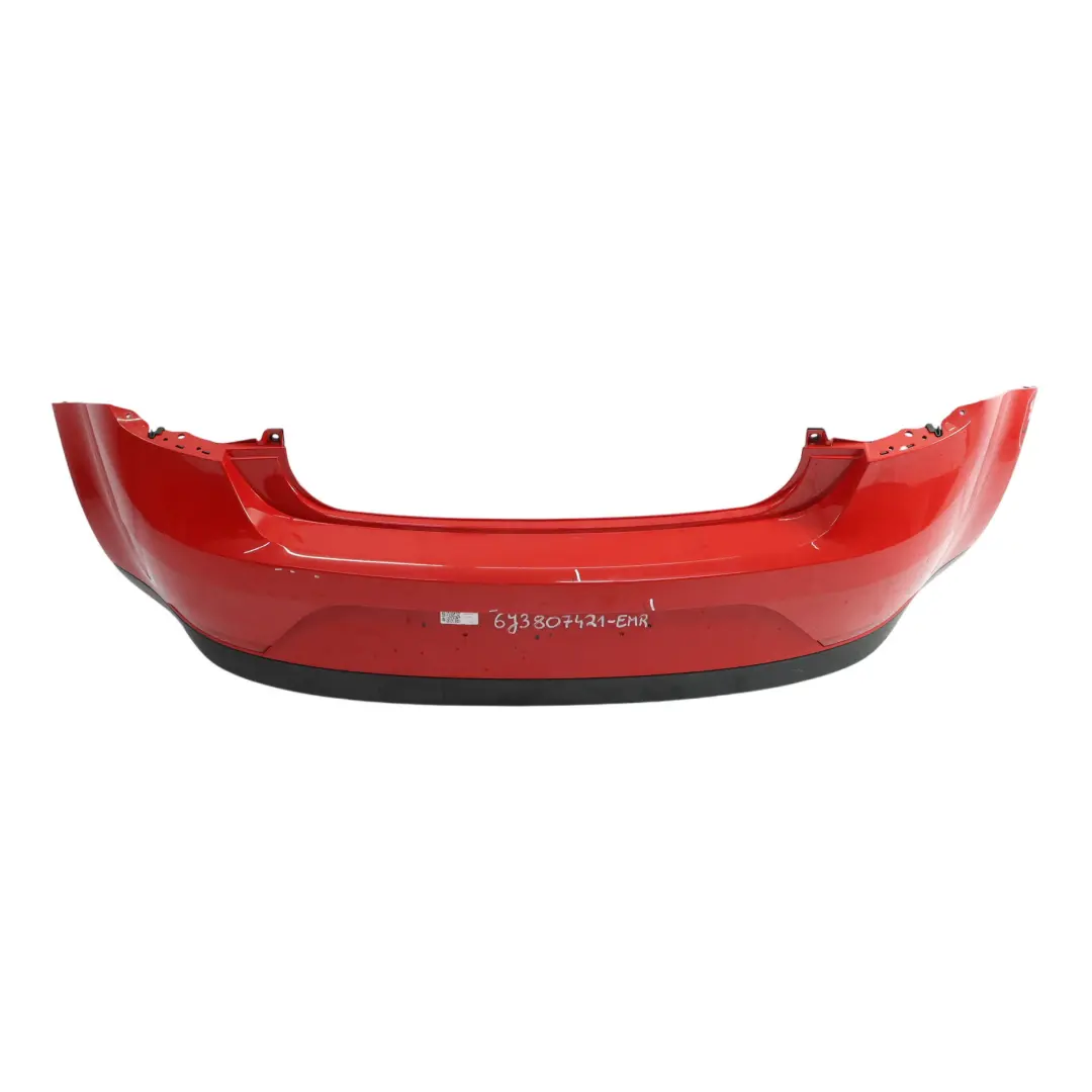 Mk4 6J FR Rear Bumper Panel Cover Trim Emotion Red - S3H to Seat Ibiza with Part number 6J3807421 Seat Ibiza Mk4 6J FR Rear Bumper Panel Cover Trim Emotion Red - S3H - SKU 6J3807421-EMR - Part number 6J3807421