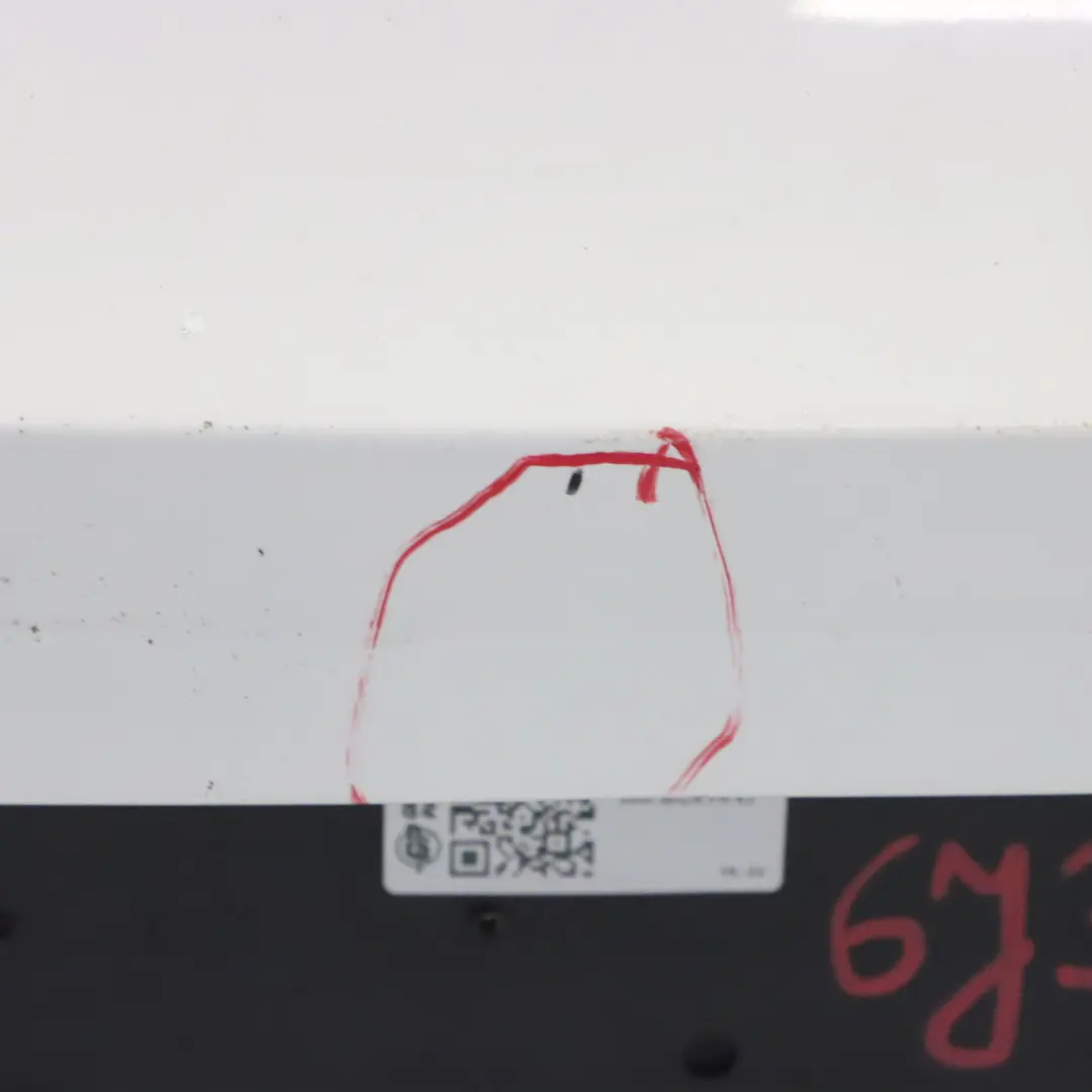 Seat Ibiza 6J FR Rear Bumper Panel Covering Trim Candy White - B9A - SKU 6J3807421A-CAN - Part number 6J3807421A