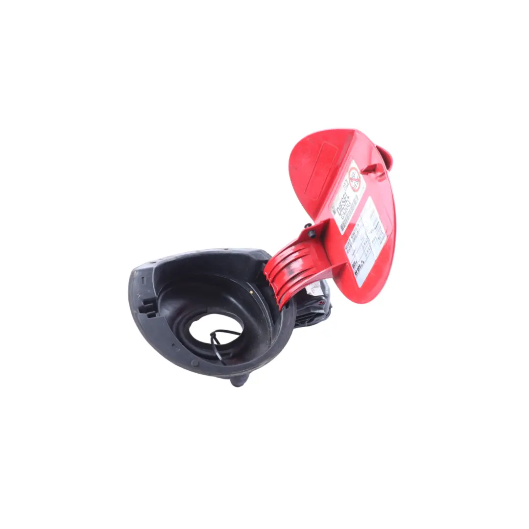 Seat Ibiza 6J Fuel Filler Tank Cap Flap Trim Cover Emotion Red - S3H - SKU 6J3809905D-EMR - Part number 6J3809905D