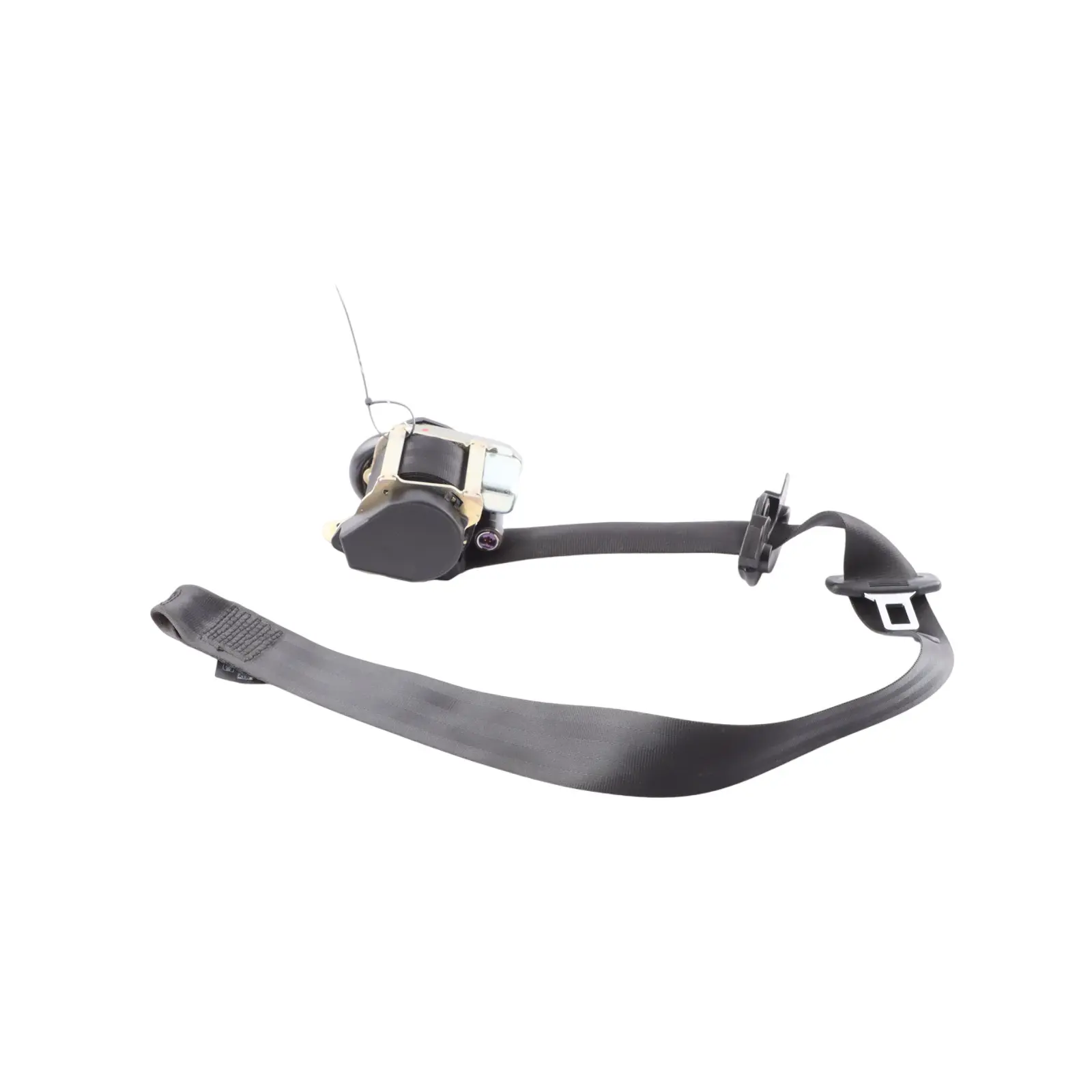 Seat Ibiza 6J Seatbelt Front Left N/S Seat Upper Belt Black 3 Door 6J3857705