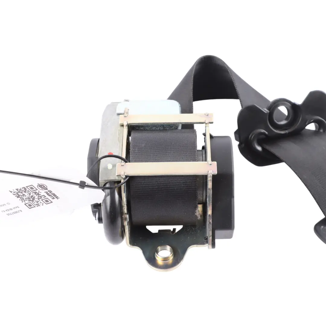 Seat Ibiza 6J Seatbelt Front Left N/S Seat Upper Belt Black 3 Door - SKU 6J3857705 - Part number 6J3857705