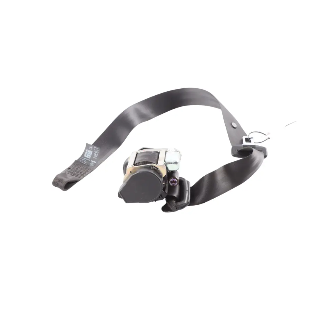 Seat Ibiza 6J Seatbelt Seat Upper Belt Black 3 Door Front Right O/S - SKU 6J3857706 - Part number 6J3857706