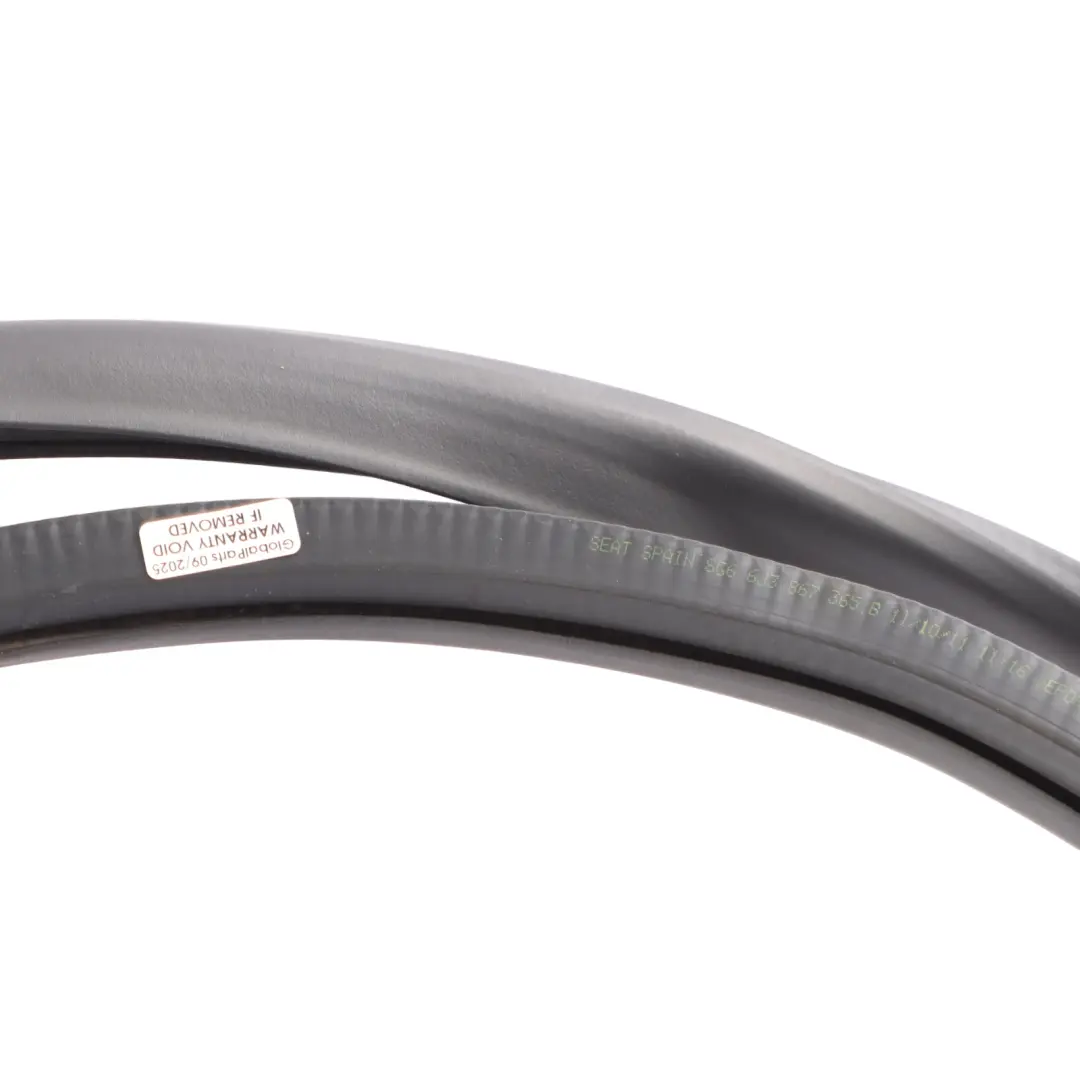Seat Ibiza 6J 3 Joint D'étanchéité Caoutchouc Intérieur Avant Gauche 6J3867365B - SKU 6J3867365C - Numéro de pièce 6J3867365C