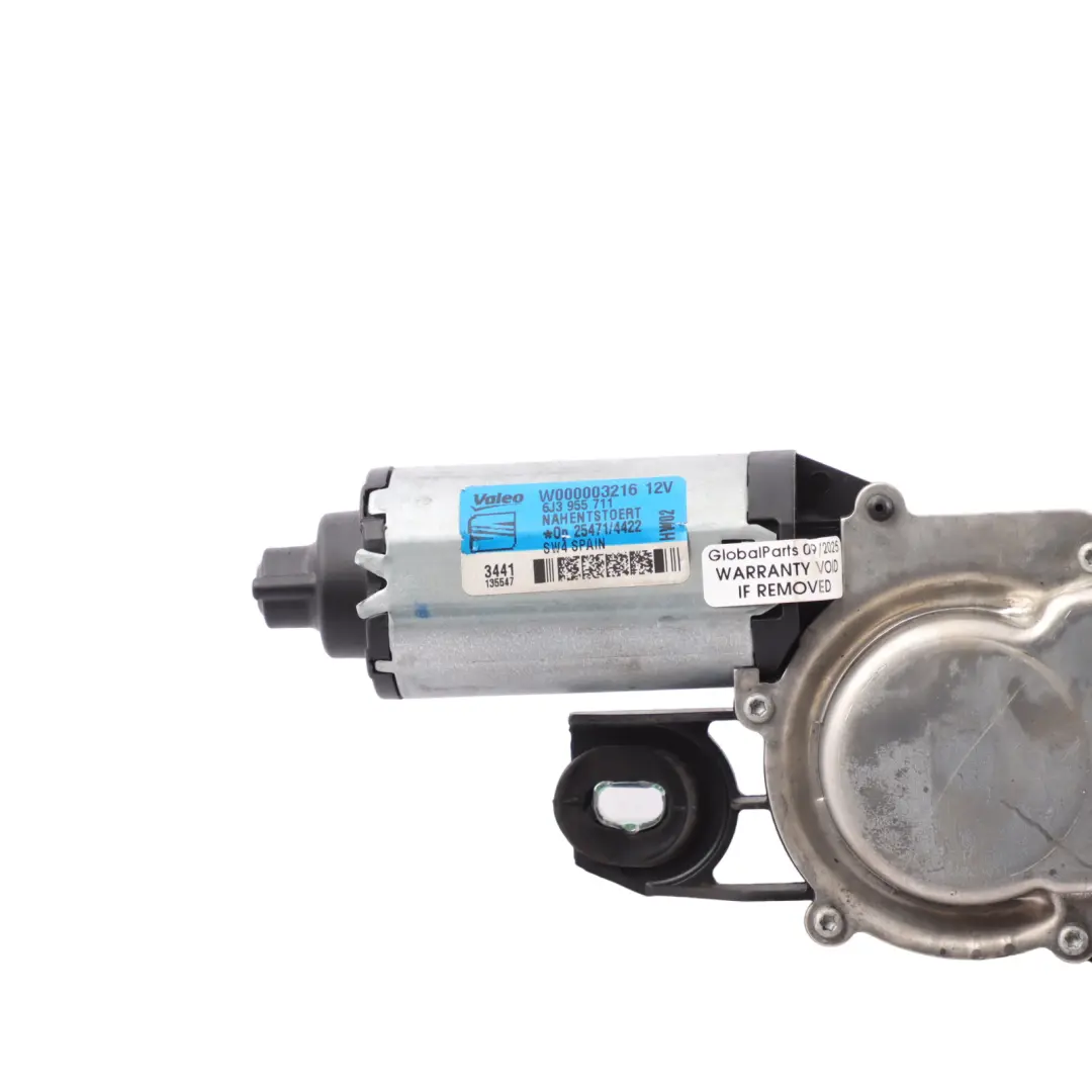 6J Mk4 Rear Window Wiper Motor Actuator Assembly Unit to Seat Ibiza with Part number 6J3955711 Seat Ibiza 6J Mk4 Rear Window Wiper Motor Actuator Assembly Unit - SKU 6J3955711 - Part number 6J3955711