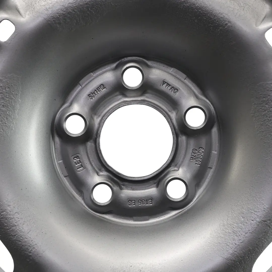 Ersatzrad Stahlfelge 14" 5J ET:35 für VW Polo Seat Ibiza mit Teilenummer 6Q0601027R VW Polo Seat Ibiza Ersatzrad Stahlfelge 14" 5J ET:35 - SKU 6Q0601027R-1 - Teilenummer 6Q0601027R