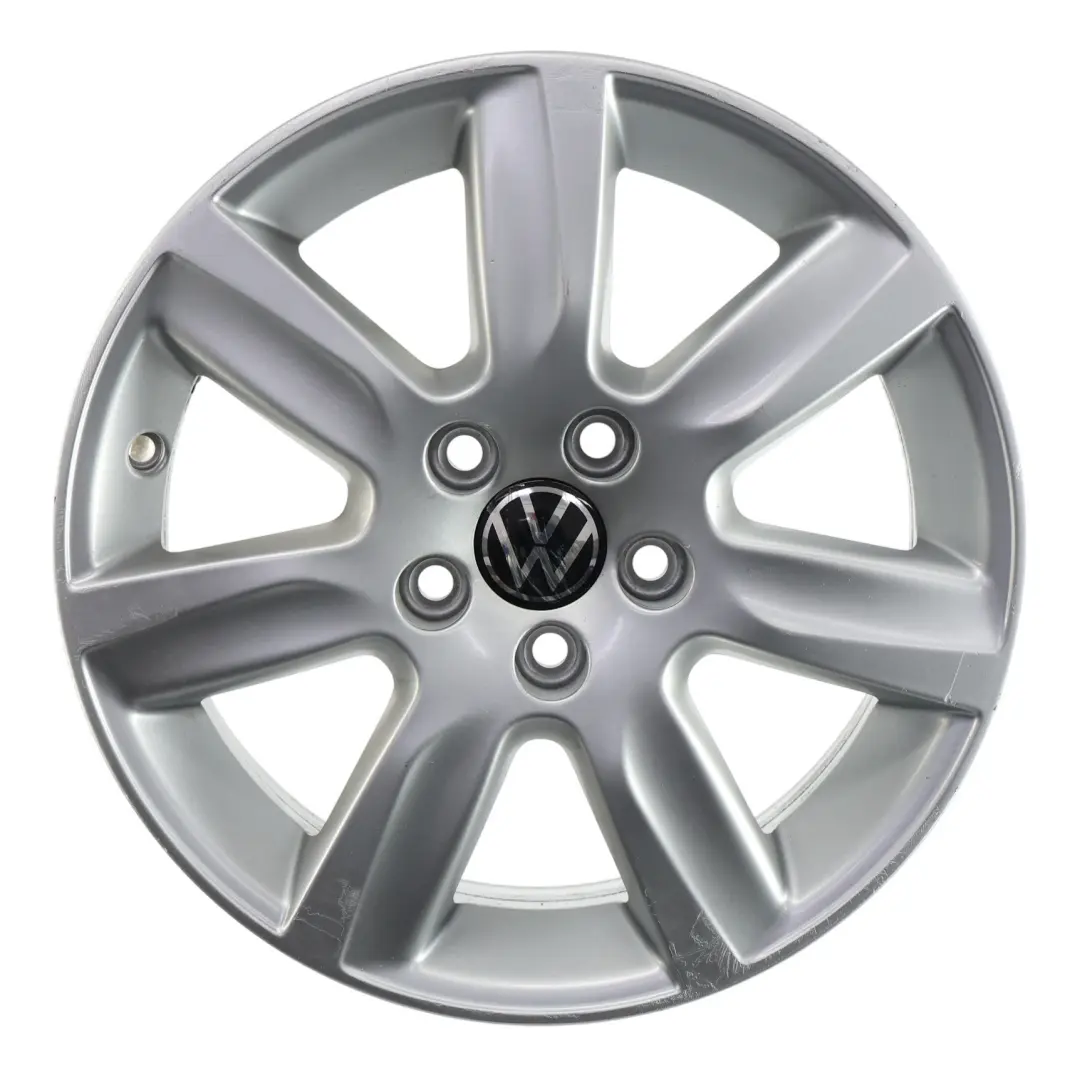 VW Volkswagen Polo 6R Mk5 Jante argentée en alliage 15" ET:40 6J - SKU 6R0601025L-1 - Numéro de pièce 6R0601025L