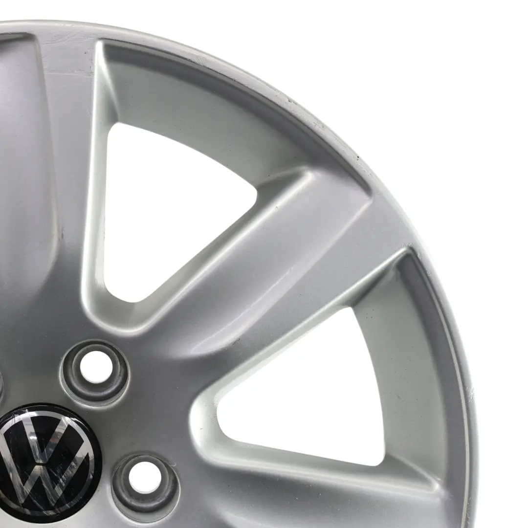 VW Volkswagen Polo 6R Mk5 Jante argentée en alliage 15" ET:40 6J - SKU 6R0601025L-1 - Numéro de pièce 6R0601025L