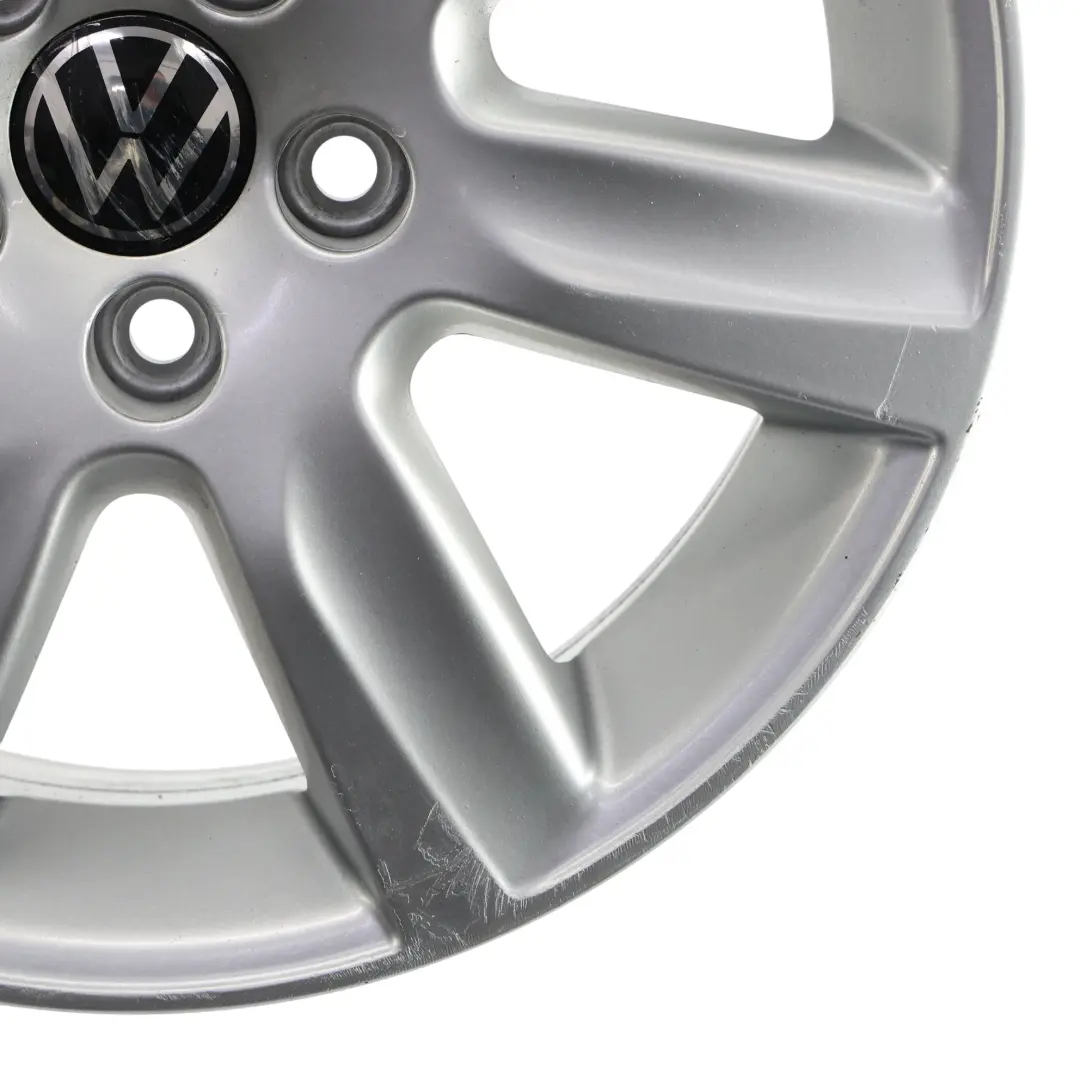 VW Volkswagen Polo 6R Mk5 Llanta de aleación plateada 15" ET:40 6J - SKU 6R0601025L-1 - Número de pieza 6R0601025L