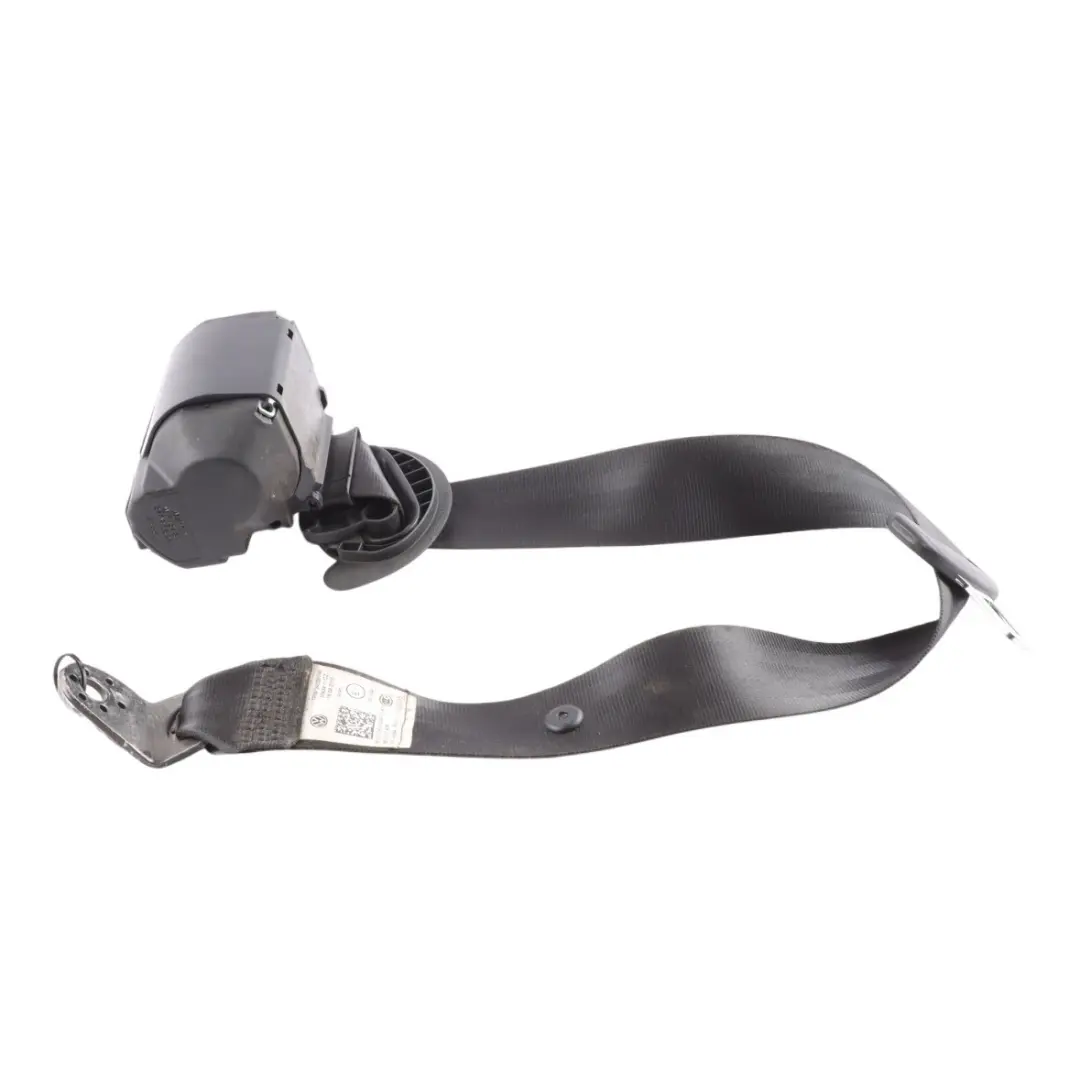 VW Volkswagen Polo 6R Hebilla Cinturón Seguridad Trasero Negro Derecha - SKU 6R0857806 - Número de pieza 6R0857806