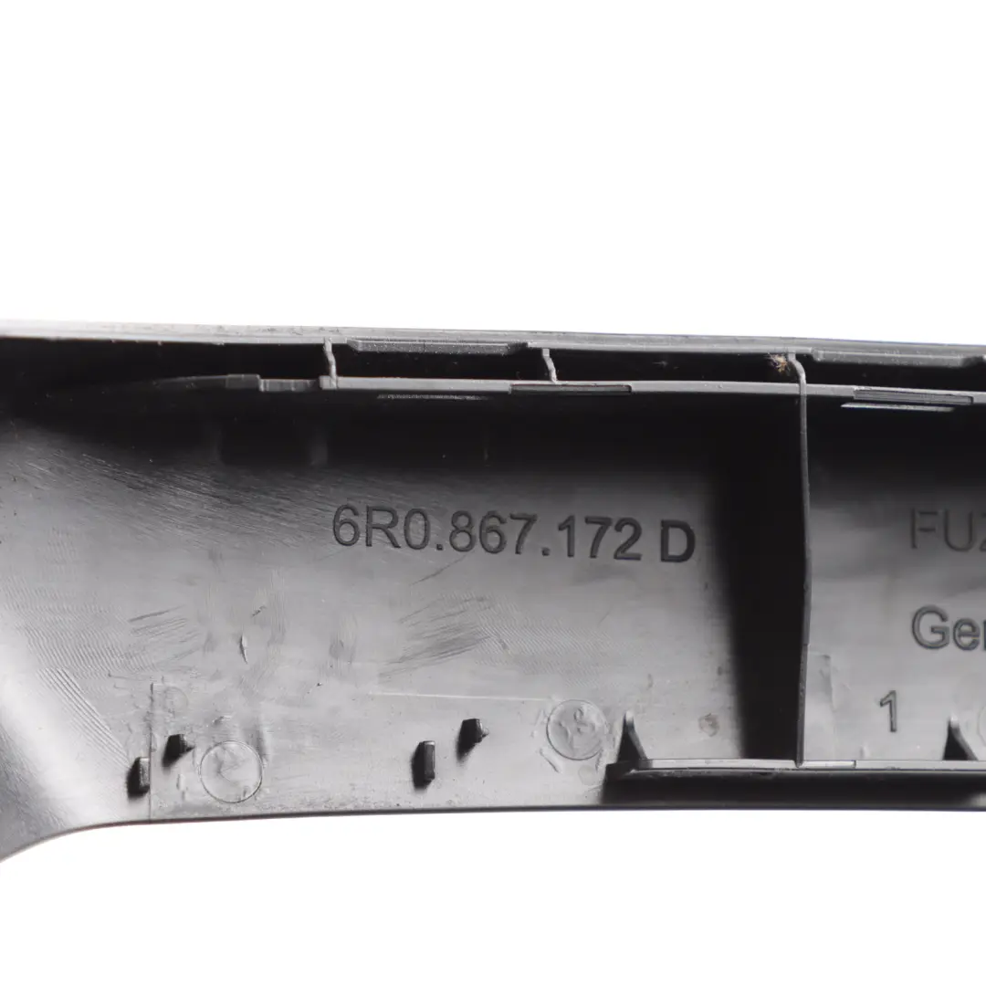 Front Door Inner Handle Grab Trim Right O/S to VW Volkswagen Polo 6R with Part number 6R0867172D VW Volkswagen Polo 6R Front Door Inner Handle Grab Trim Right O/S - SKU 6R0867172D - Part number 6R0867172D