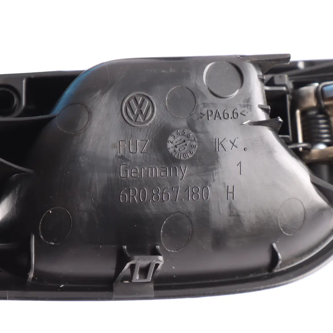 Volkswagen Polo Mk5 6R Door Card Interior Handle Grab Front Right O/S - SKU RHD-6R0867180H - Part number 6R0867180H