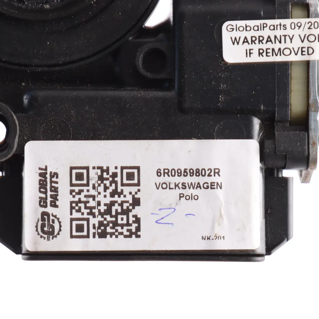 Volkswagen Polo 6R 5 Door Front Window Lifter Motor Right O/S Drive - SKU 6R0959802R - Part number 6R0959802R