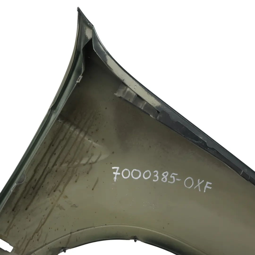 Side Panel Wing Fender Front Left N/S Oxfordgruen Green - 430 to BMW X5 E53 with Part number 7000385 BMW X5 E53 Side Panel Wing Fender Front Left N/S Oxfordgruen Green - 430 - SKU 7000385-OXF - Part number 7000385
