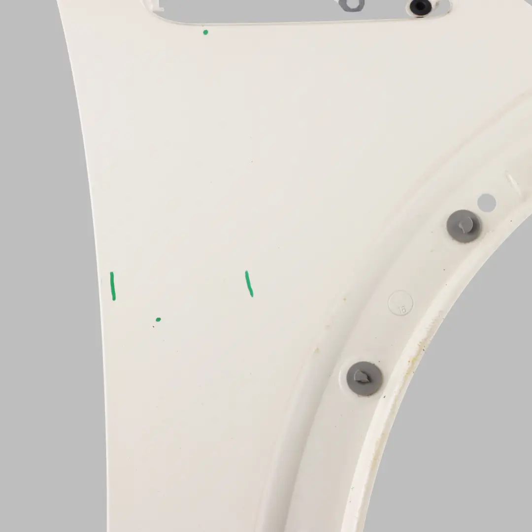 Front Right O/S Side Panel Fender Pepper White - 850 to Mini Cooper R50 R52 R53 with Part number 7037438 Mini Cooper R50 R52 R53 Front Right O/S Side Panel Fender Pepper White - 850 - SKU 7037438-PW1 - Part number 7037438