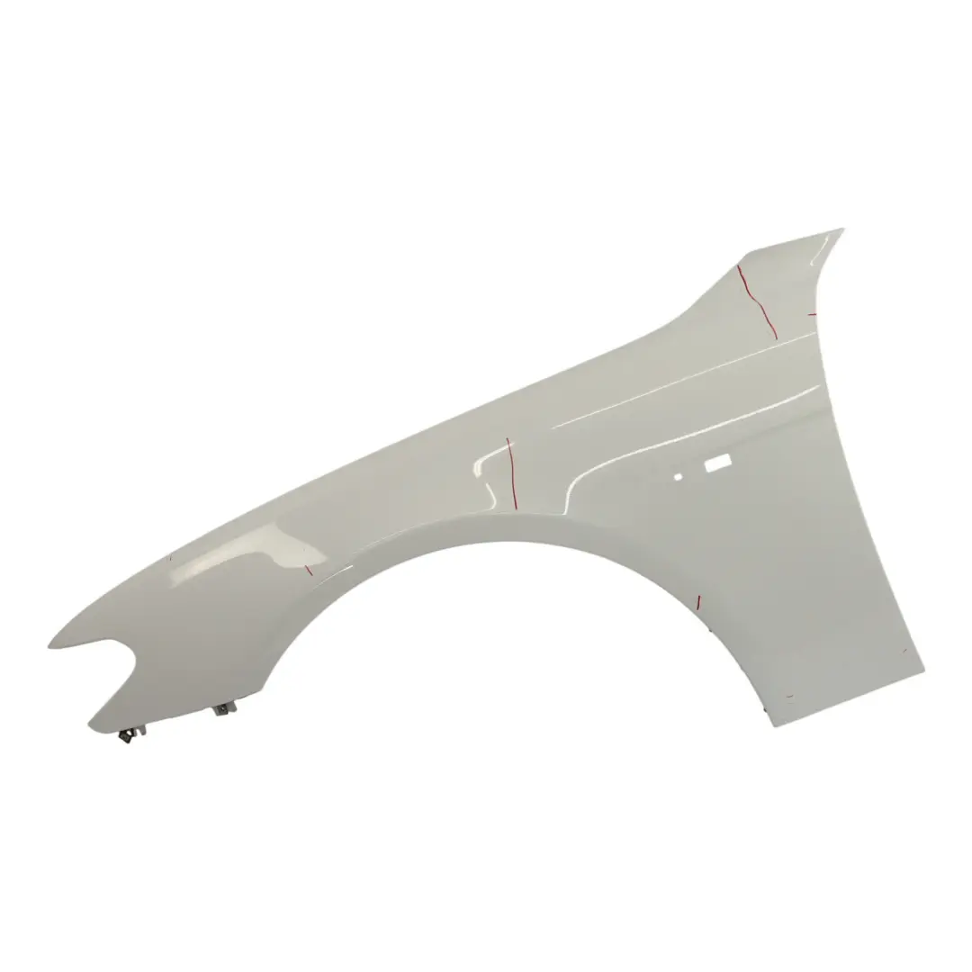 BMW E65 E66 Side Panel Wing Front Left N/S Alpinweiss 3 Alpine White - 300 - SKU 7061661-AW - Part number 7061661