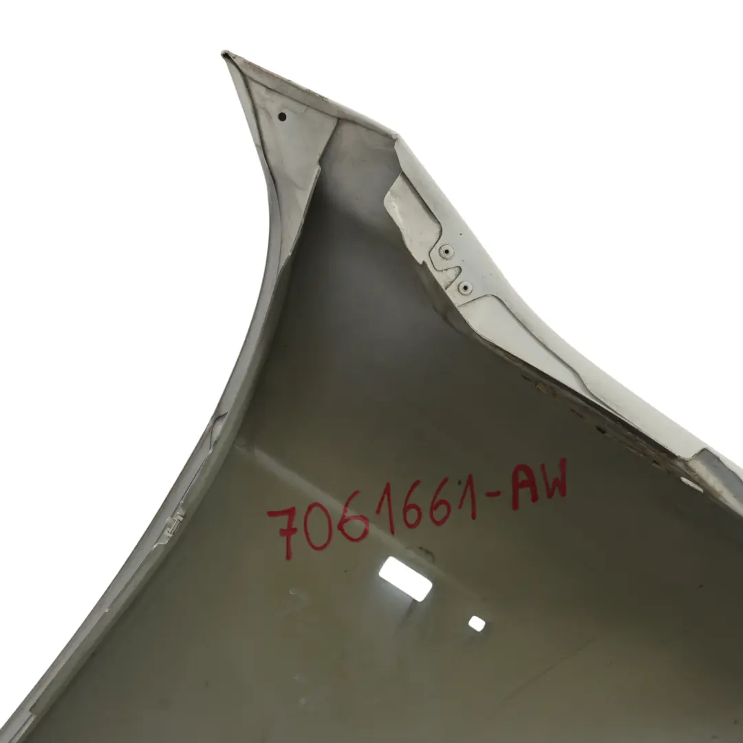 BMW E65 E66 Side Panel Wing Front Left N/S Alpinweiss 3 Alpine White - 300 - SKU 7061661-AW - Part number 7061661