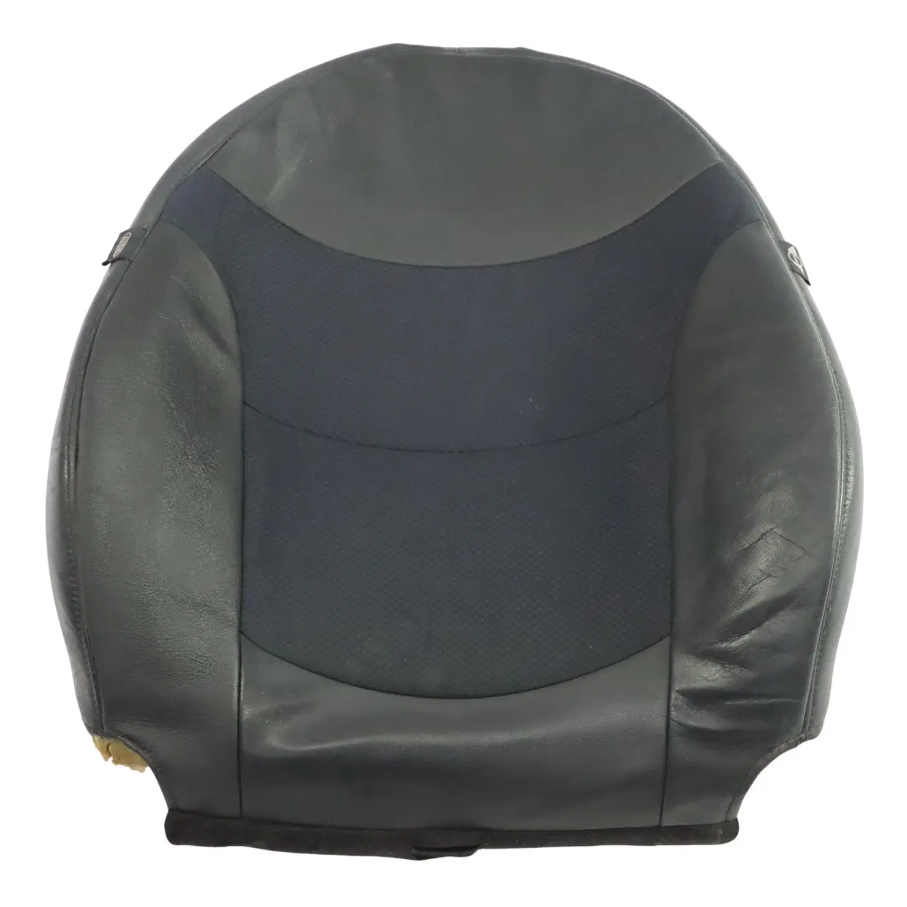 Mini R50 Housse Dossier Siège Sport Avant Gauche Tissu Et Cuir Noir