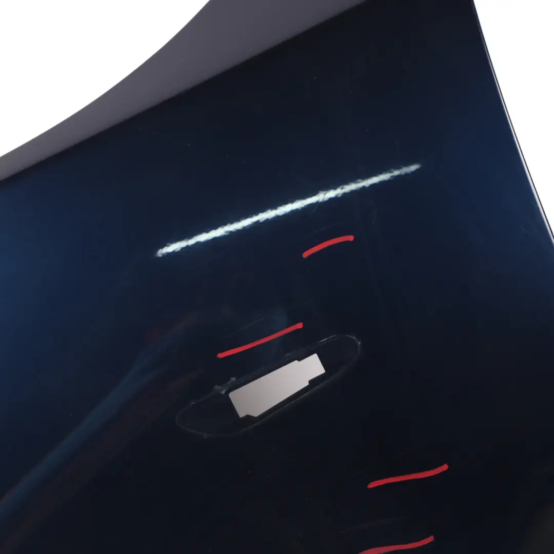 Wing Panel Front Left N/S Side Fender Trim Tiefseeblau Blue - A76 to BMW E60 E61 with Part number 7111429 BMW E60 E61 Wing Panel Front Left N/S Side Fender Trim Tiefseeblau Blue - A76 - SKU 7111429-DSB - Part number 7111429