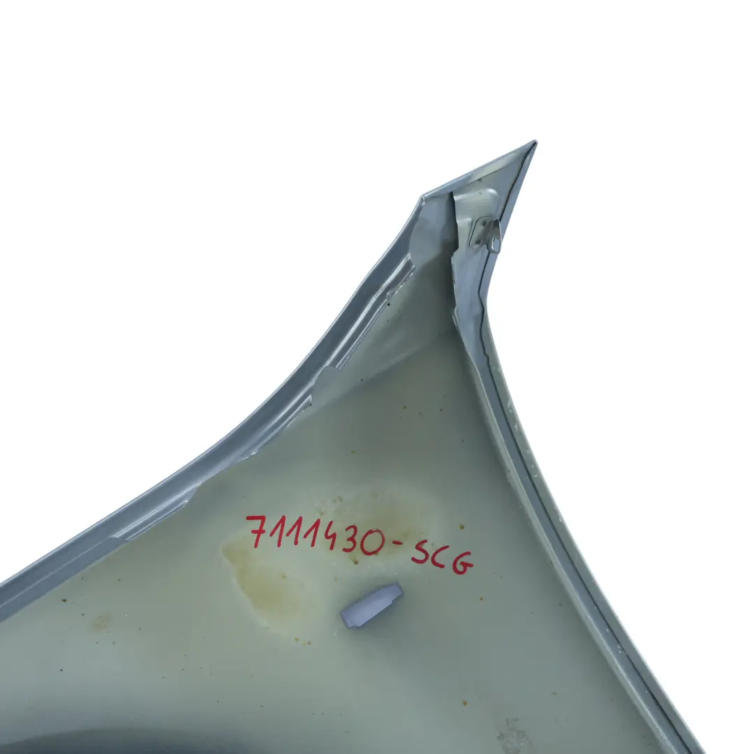BMW E60 E61 Side Panel Wing Fender Front Right O/S Spacegrau Metallic - A52 - SKU 7111430-SCG - Part number 7111430